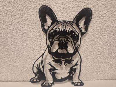 French Bulldog Dog Silhouette Wall Decor