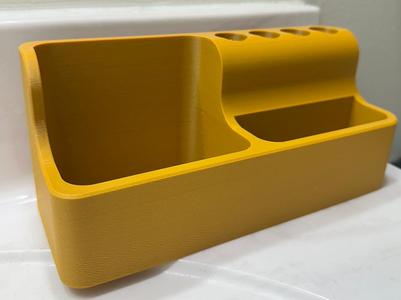 Extended Curved Toothbrush Holder Organizer
