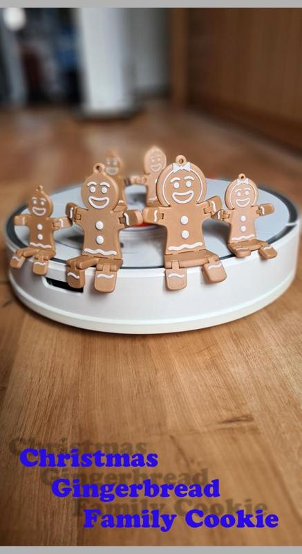 Christmas Gingerbread Woman Cookie - Weihnachts Lebkuchenfrau Plätzchen