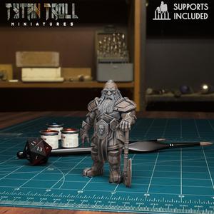 DnD Heroes Dwarf Fighter Male [Pre-Supported]