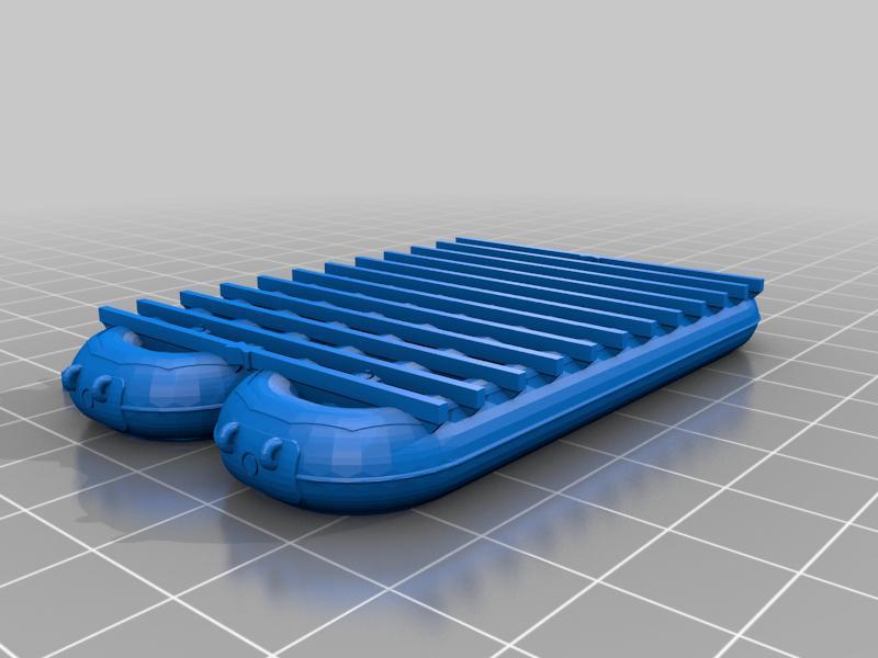 Pontoon Bridge M3 easy print