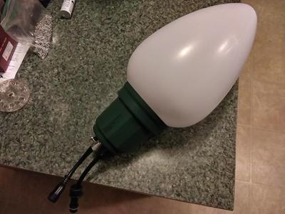Home Depot Jumbo Bulb conversion to pixels (pixel holder disc)