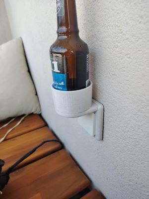 Socket beer holder, for Berker / Hager outlet