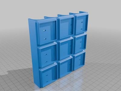Gridfinity Drawer Insert Trough