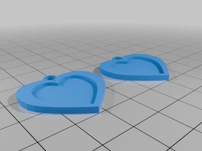 Heart earrings