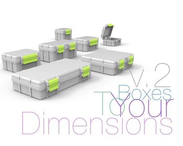 3D Boxes to Your Dimensions v2