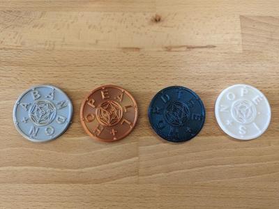 Letter dials for Alchemist's Cube