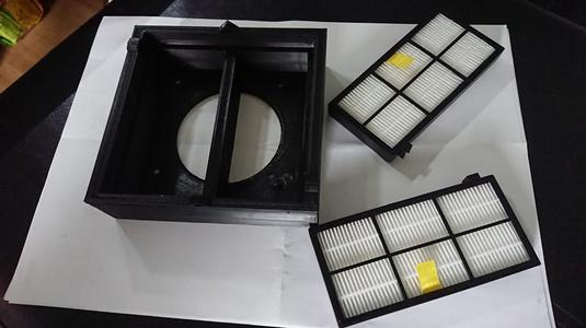 Snapmaker 2.0 enclosure filter mod (or any 80mm fan) for Roomba 800/900 series filters