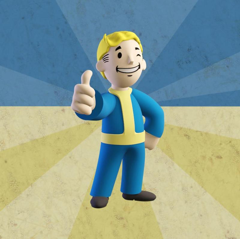 Vault Boy, Ghoul and Lucy