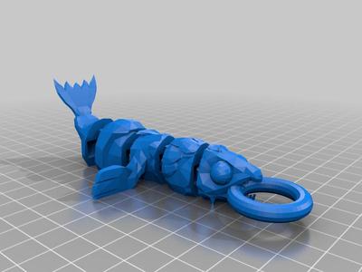 Flexi Goldie keychain Fixed