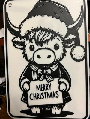 merry highland cow