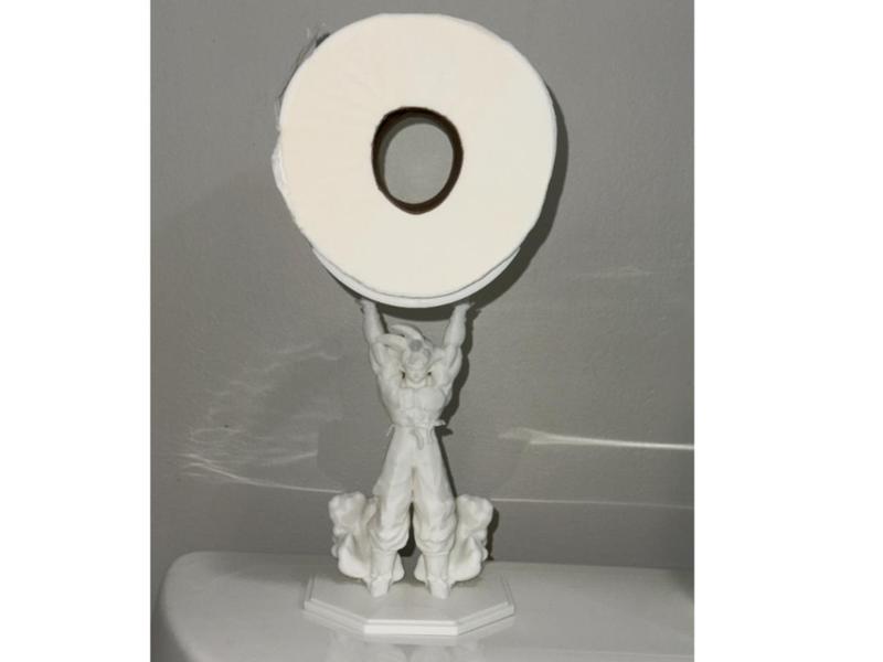 Son Goku Spirit Bomb Toilet Paper Holder