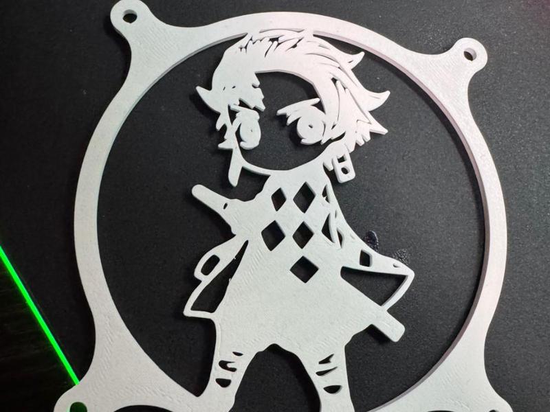 Chibi Demon Slayer Fan Grille 120MM PC Fan