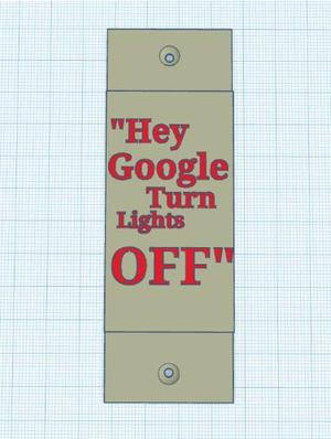 Smart Home light switch cover