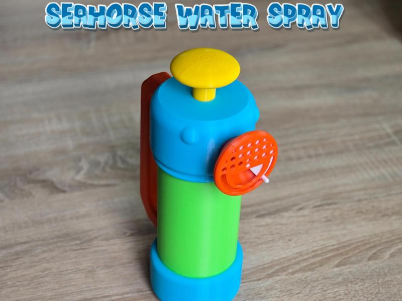Seahorse Water Spray Bath Toys
