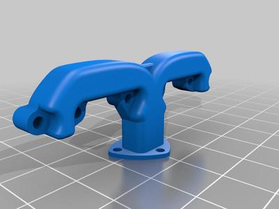 SSD Engine Chevy Ram Horn Exhaust