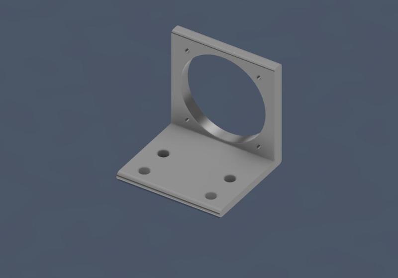 Fan 90 degree bracket - 30mm