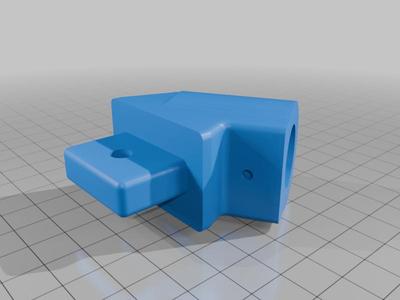 Spray can pole extension socket with painter's pole threads