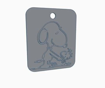 snoopy keychain