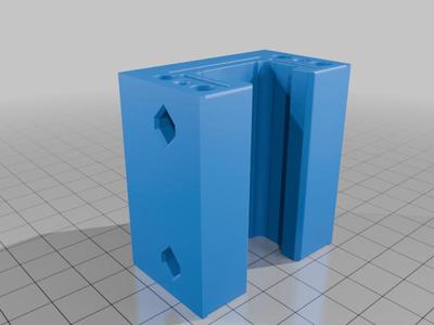 Carriage with thread and screw