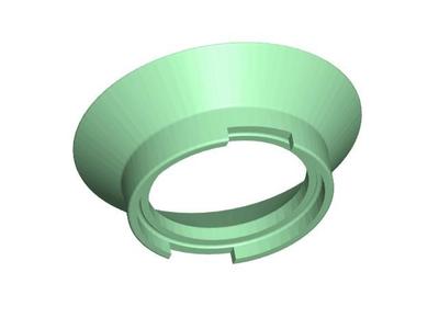 Funnel for coffee maker horn