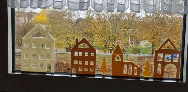 Fenster Deko Christmas