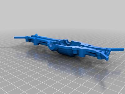 tamiya CC01 6x6 conversion midle axle house
