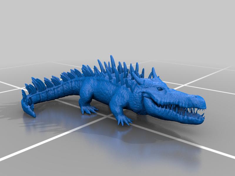 Imperatosuchus Apex Crocodile from Jurassic World Alive mobile game