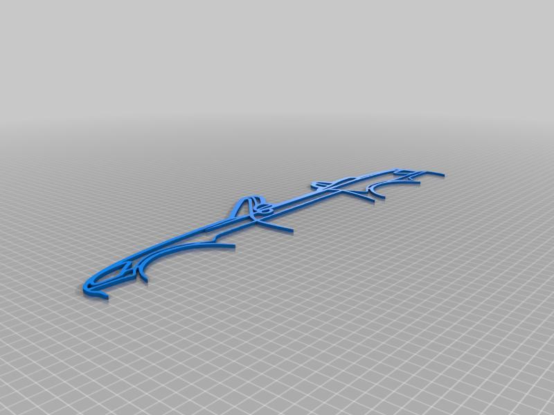 Honda S2000 silhouette outline x2