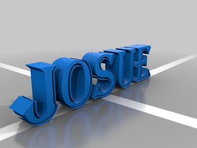 JOSUE name for decorating 
