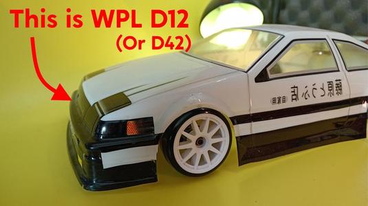Convert WPL D12 D42 to real 1/10 RC Drift scale