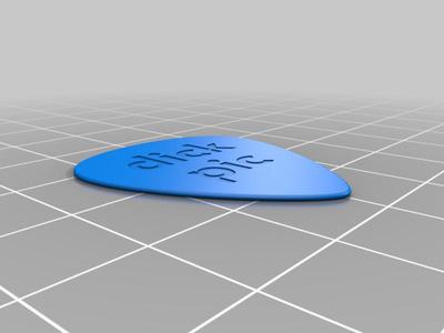 "Dick Pic" or "Dick Pick" Guitar Pick Multi Color Remix