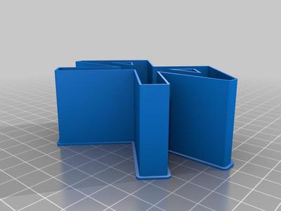 Bluetooth symbol, nestable box (v1)