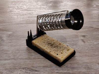 Soldering Iron Holder - With space for sponge
