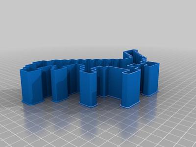 Dinosaur Icon 003A, nestable box (v2)