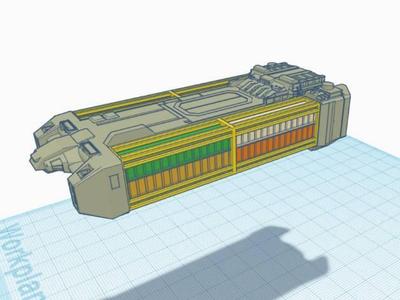 Aliens Kitbash: Container Ship