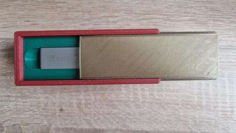 Ledger rotary puzzle box