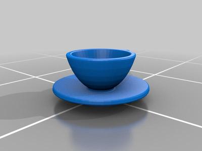 miniature scale cup and mug