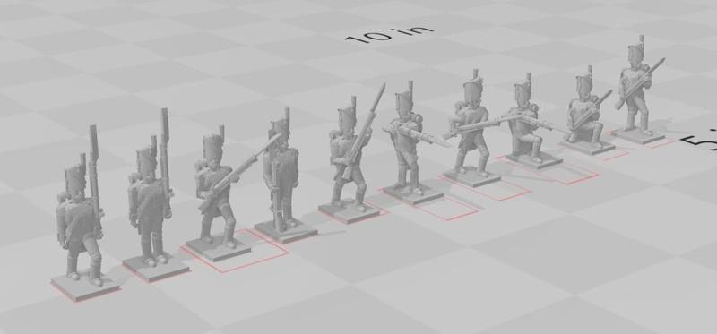 1-100 French 1807 Line Infantry Grenadiers