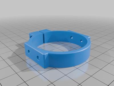 Motor frame for RC boat