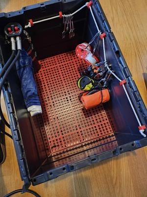 Diving box grid
