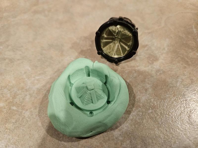 Mayan Temple - Necromolds Caster Ring Insert