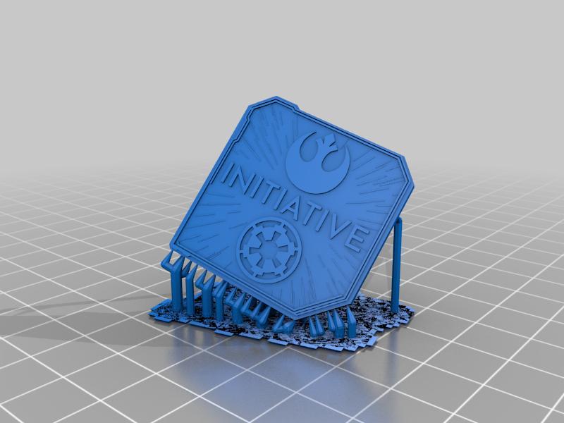 Star Wars Unlimited Double-Sided Resin Hyperspace Initiative Token