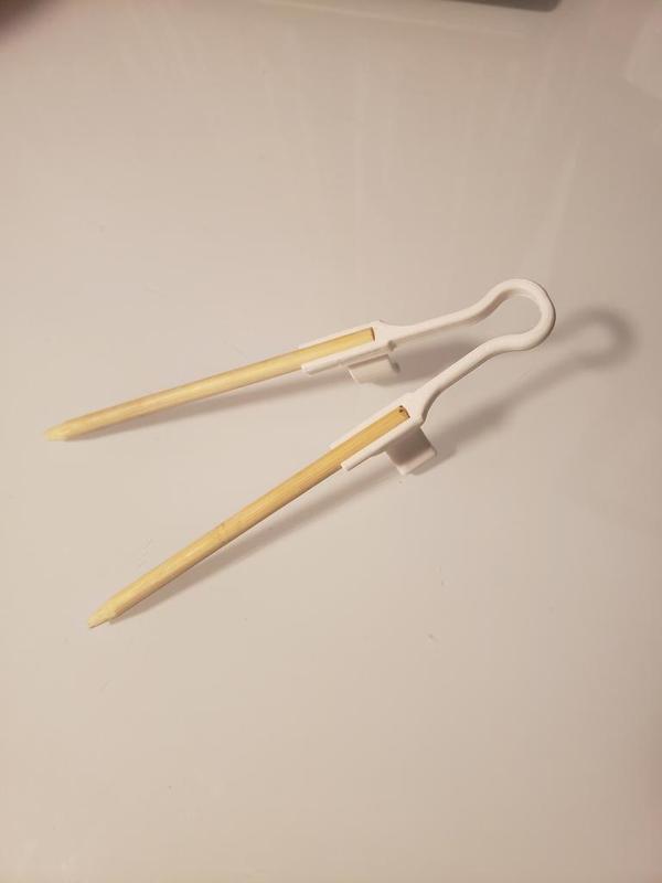 Gamer Grips with Real Chopsticks