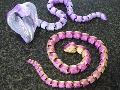 Articulated Ekans and Arbok Toys
