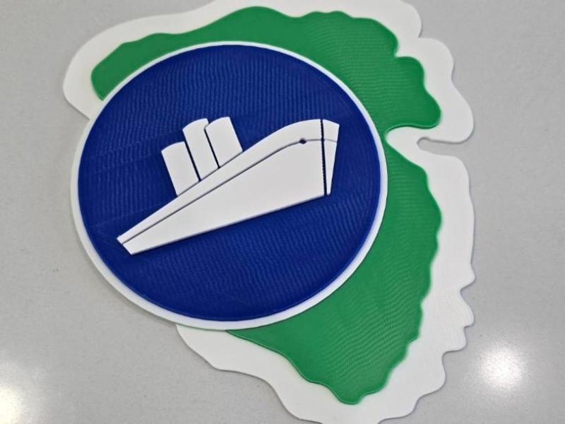 Jurassic Park Screen Accurate Dock Sign