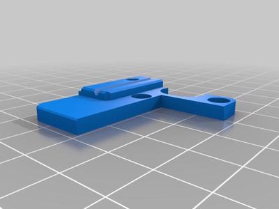 Adjustable BLtouch mount remix  for Creality E-fit plate