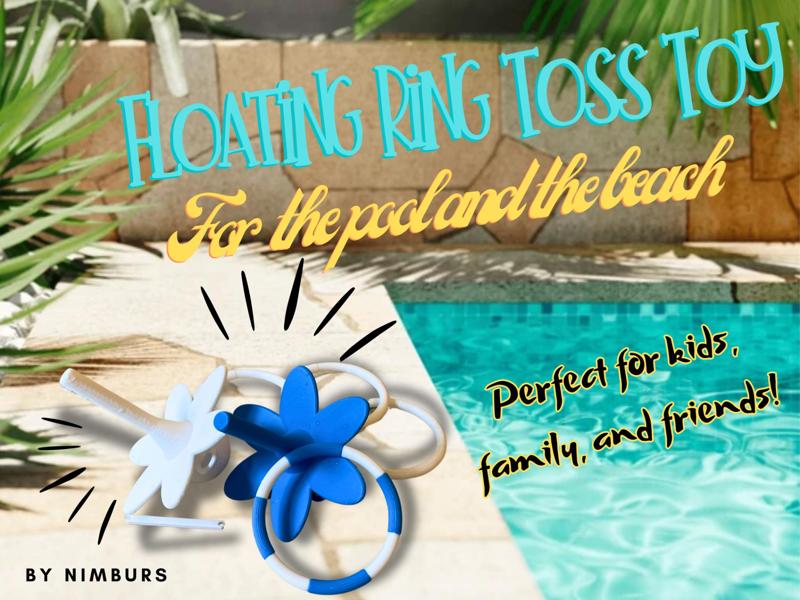 Floating Ring Toss Toy (for swimming pool & bath)