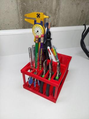 3D Printer Tool Organizer - 9-Hole Edition