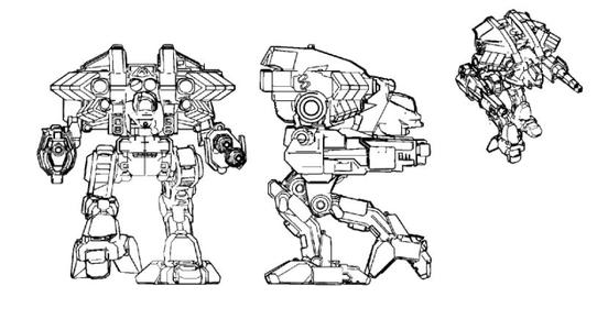 American Mecha - STINGRAY variant assault mech